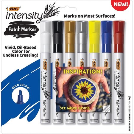 BIC Marker, Permanent, Paint, 4/5"Wx6"Lx4/5"H, 12/DZ, Assorted PK BICPMPTP71AST